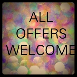 All reasonable offers accepted!